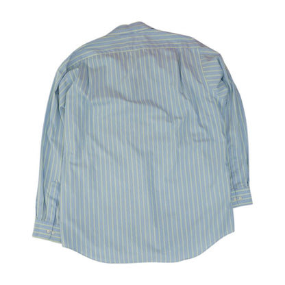 Blue Striped Long Sleeve Button Down