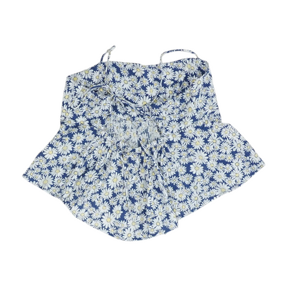 Navy Floral Blouse