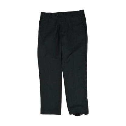 Black Solid Dress Pants