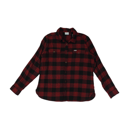 Red Check Long Sleeve Button Down