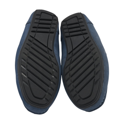 Blue Slip-On Dress Shoes