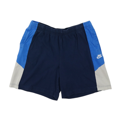 Blue Color Block Active Shorts