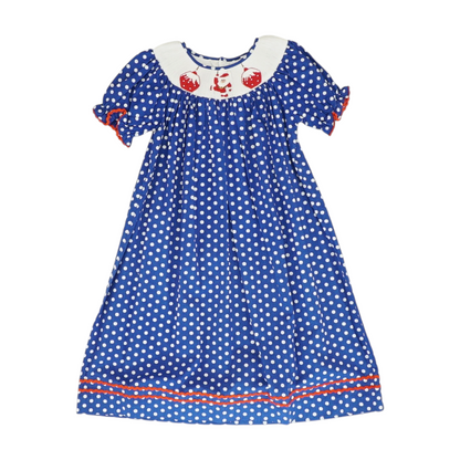 Blue Polka Dot Dress