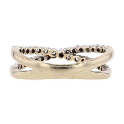 5/8 ctw 14K Two-Tone Gold Diamond Band Ring
