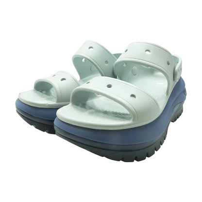 Gray Wedged Sandals