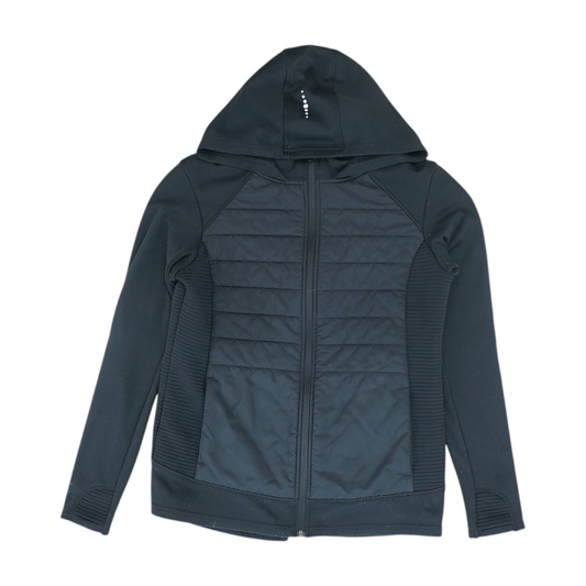 Black Solid Active Jacket