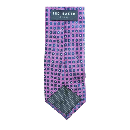 Navy Geometric Neck Tie