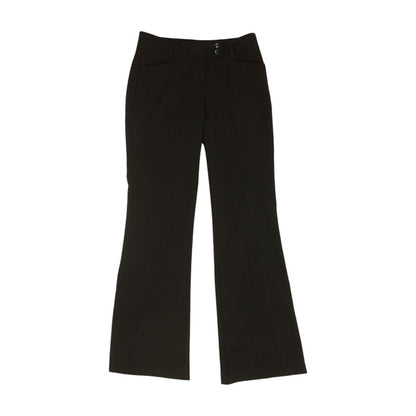 Black Solid Dress Pants