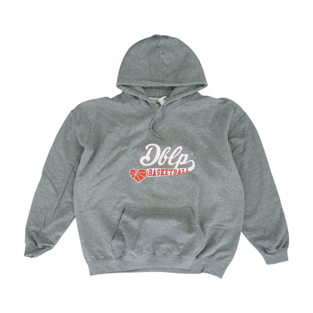 Gray Solid Hoodie Pullover