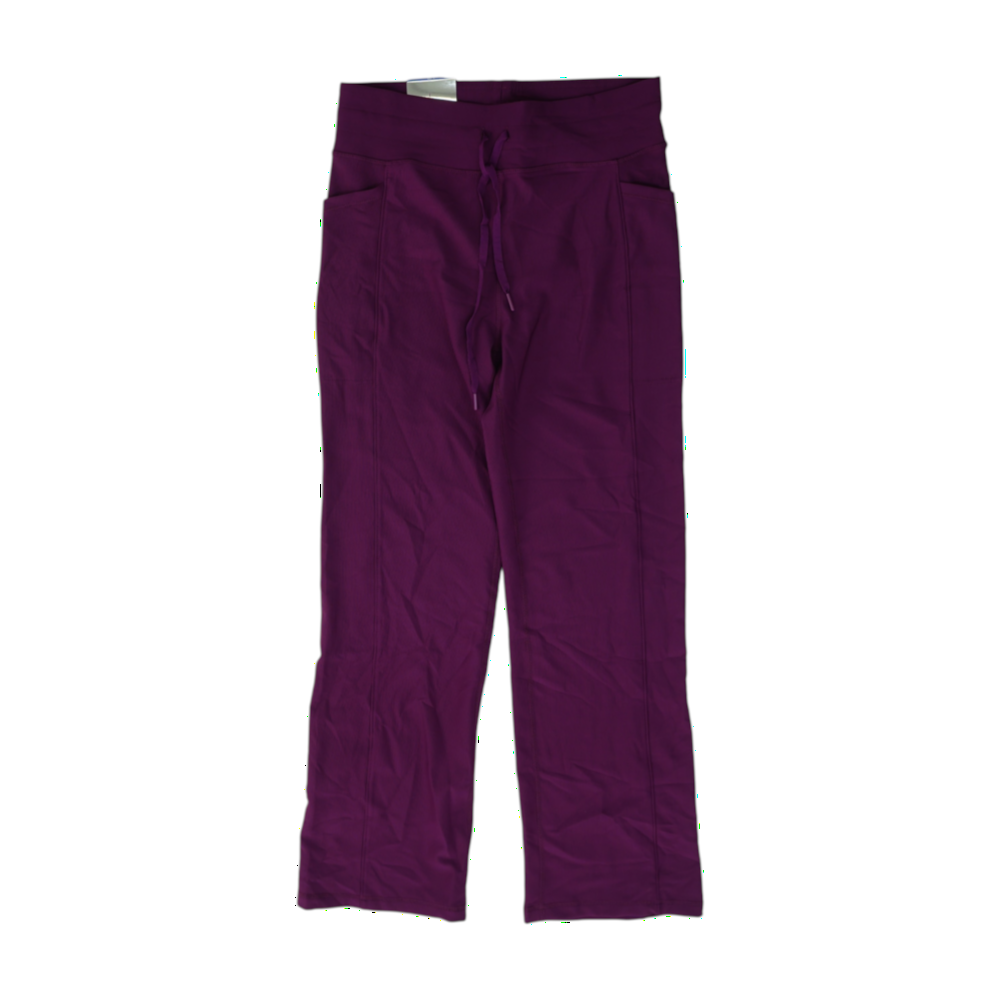 Purple Straight Pants