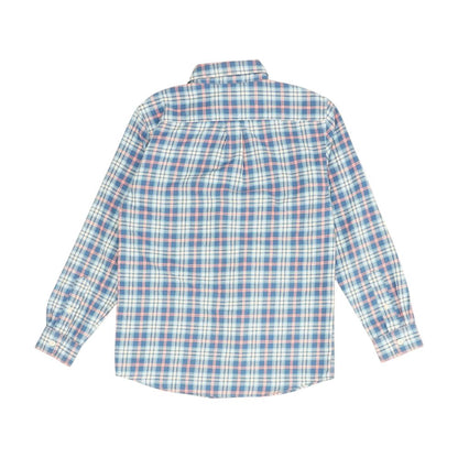Blue Plaid Flannel Button Down