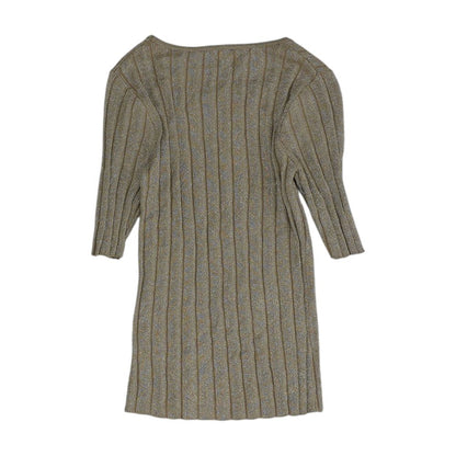 Brown Knit Top