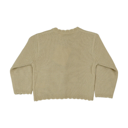 Beige Cardigan Sweater