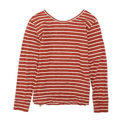 Obey Red Striped Blouse – Image 2