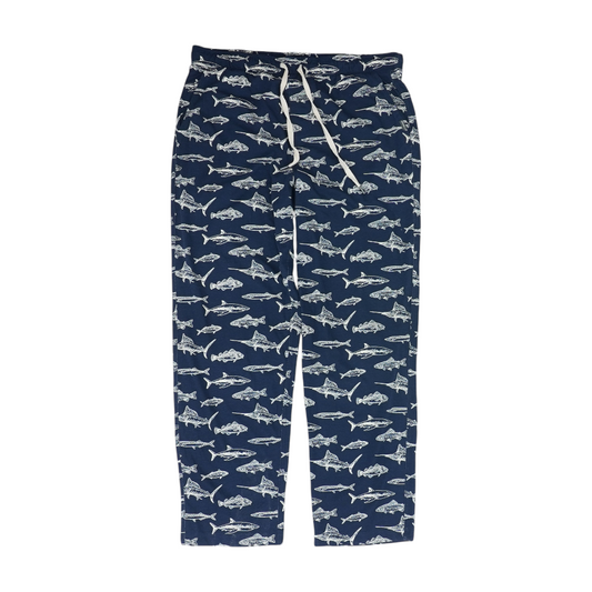 Navy Print Pajama Bottom
