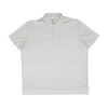 White Floral Short Sleeve Polo