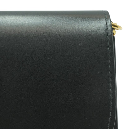 Chain Strap Wallet in Black