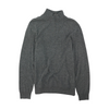 Gray Solid 1/4 Zip Sweater
