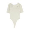 Bread & Boxer Beige Bodysuit Blouse – Image 1