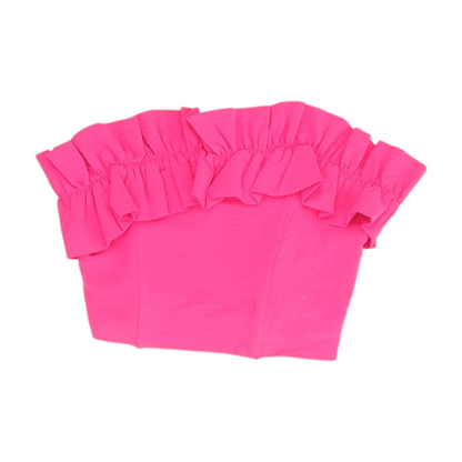 Pink Cropped Blouse