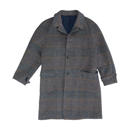 Blue Houndstooth Coat