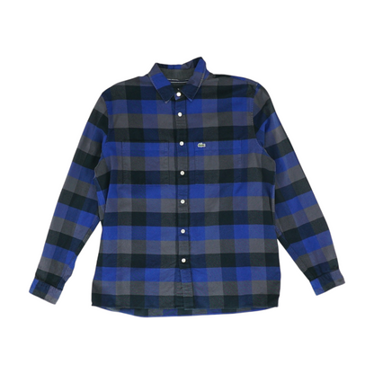Blue Check Flannel Button Down