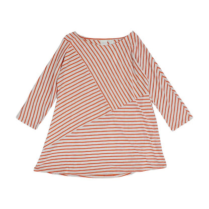 Red Striped Blouse