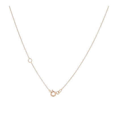 14K Rose Gold Blue Enamel Star With Blue And White Diamond Accents Necklace
