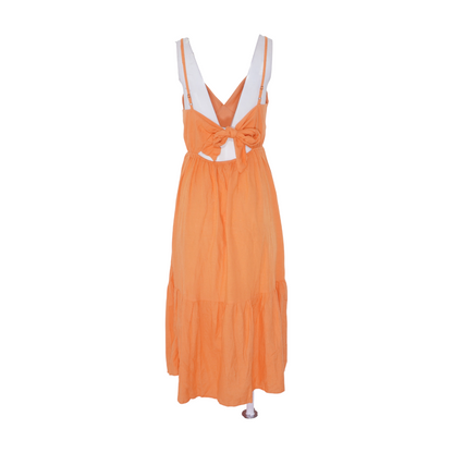 Orange Midi Dress