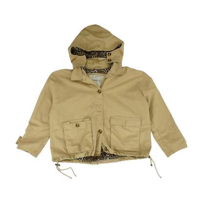 Beige Solid Jacket