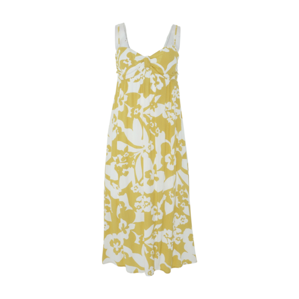 Green Floral Midi Dress