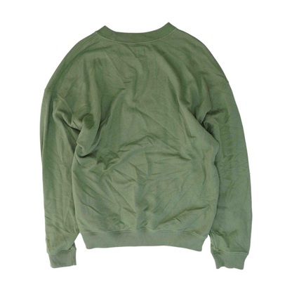 Green Solid Sweatshirt Pullover