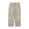 Beige Camo Regular Jeans