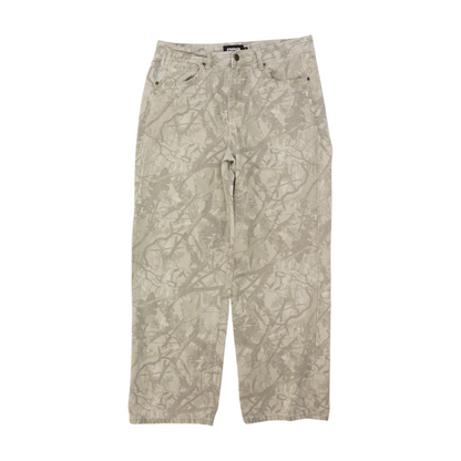Beige Camo Regular Jeans
