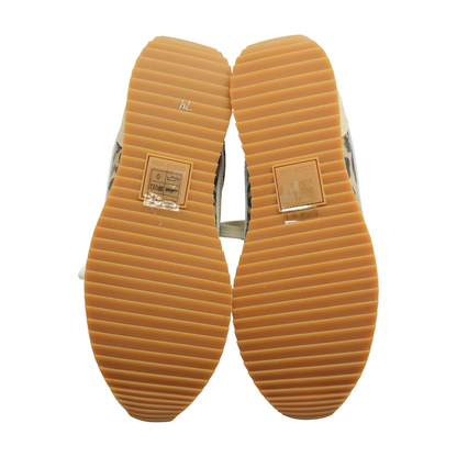 Tan Low-Top Athletic Shoes
