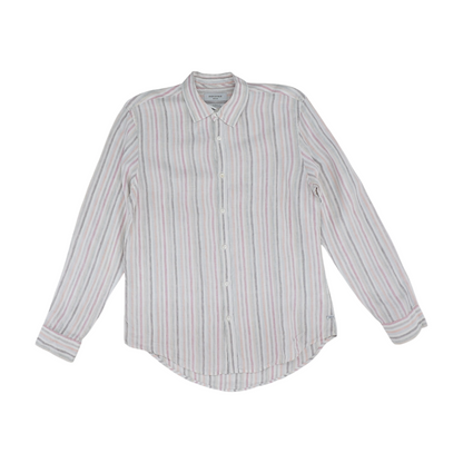 Multi Striped Long Sleeve Button Down