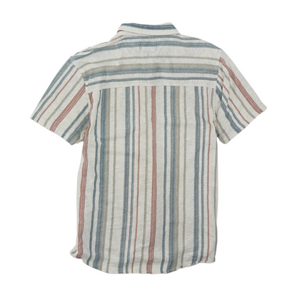 Multi Striped Short Sleeve Button Down