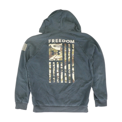 Black Solid Hoodie Pullover
