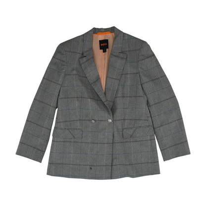 Gray Plaid Blazer