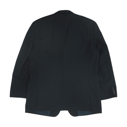 Black Solid Suit Jacket