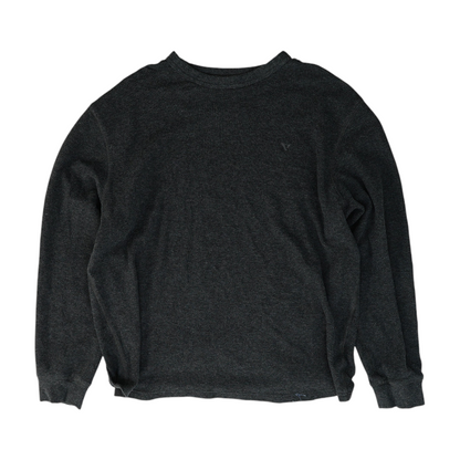 Charcoal Solid Pullover Sweater