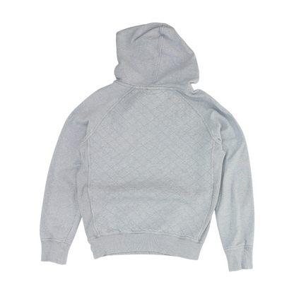 Gray Solid 1/4 Zip Pullover