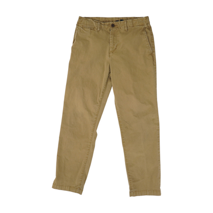 Khaki Straight Pants