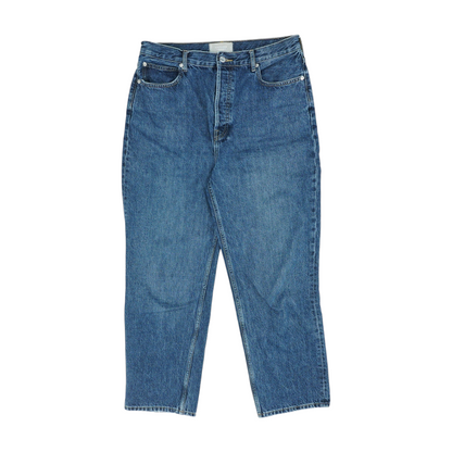 Blue Long Wide Leg Jeans