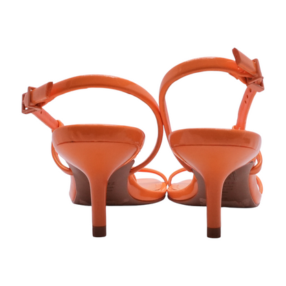 Orange Pump Heels