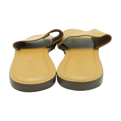 Tan Flat Sandals