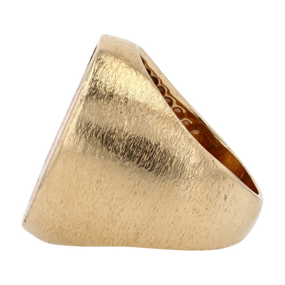 14K Yellow Gold 1880 Half Eagle Coin Fashion Ring