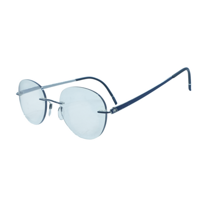 Blue 5529 FG 4510 Square Prescription Eyewear