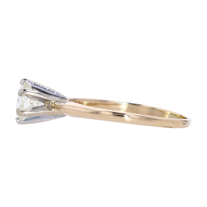 5/8 ctw 14K Two-Tone Gold Diamond Engagement Ring
