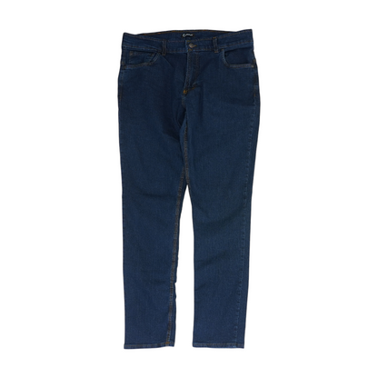 Navy Tapered Jeans